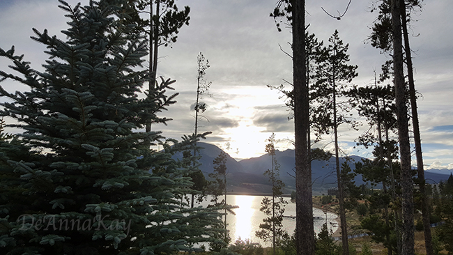 Peaceful…Sun setting at Lake Dillon